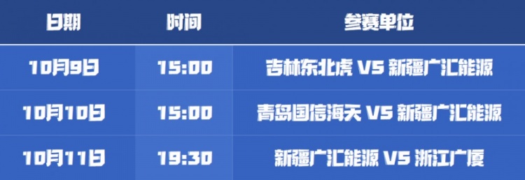 官宣!2026-2027赛季CBA联赛季前赛广汇能源队分组及比赛日程 官宣!2026-2027赛季CBA联赛季前赛广汇能源队分组及比赛日程